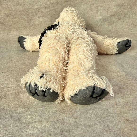 Jellycat Old Friend Pup 14” Curly Plush Stuffed Dog Cream Black Retired HTF - Picture 5 of 6